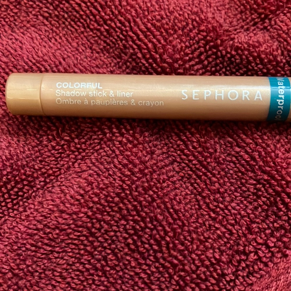 Pretty Sephora eye shadow stick and liner, NWT, made in USA 🇺🇸!